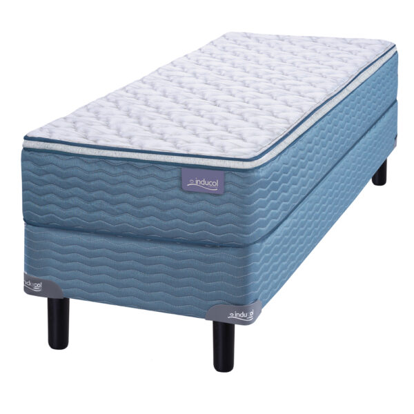 CONJUNTO APRIL INDUCOL RESORTE C/PILLOW 80X190