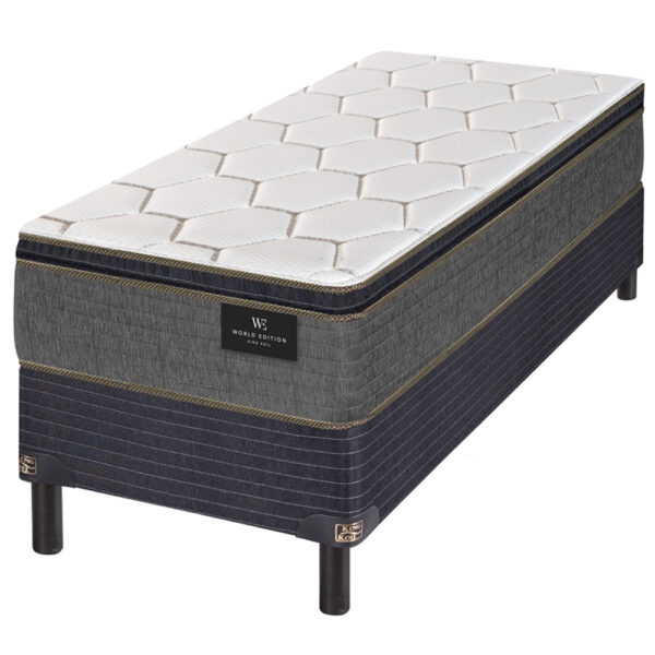 CONJUNTO FINESSE KING KOIL RESORTES 80x190